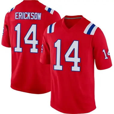 Men's Alex Erickson New England Patriots Alternate Jersey - Game Red