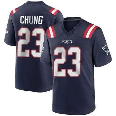 Men's Patrick Chung New England Patriots Team Color Jersey - Game Navy Blue