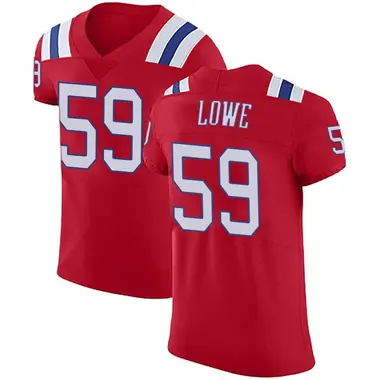 Men's Vederian Lowe New England Patriots Vapor Untouchable Alternate Jersey - Elite Red