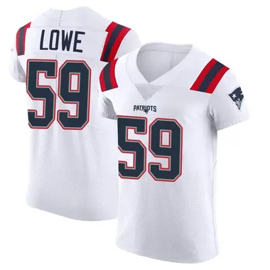 Men's Vederian Lowe New England Patriots Vapor Untouchable Jersey - Elite White