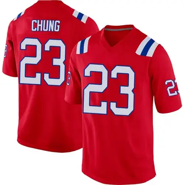 Youth Patrick Chung New England Patriots Alternate Jersey - Game Red